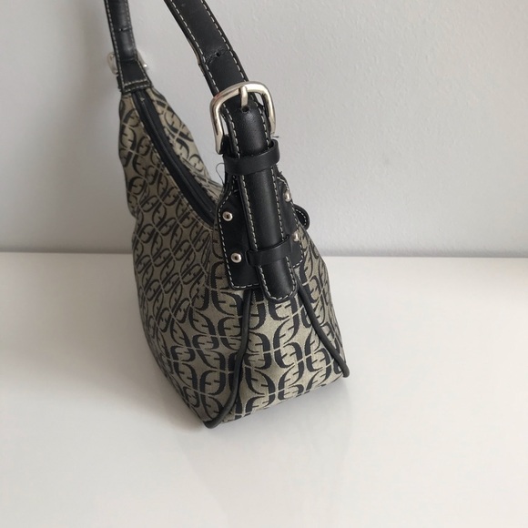 COPY - Fossil Grey Black Logo Baguette Bag Vintage Y2K 90’s - Picture 7 of 16